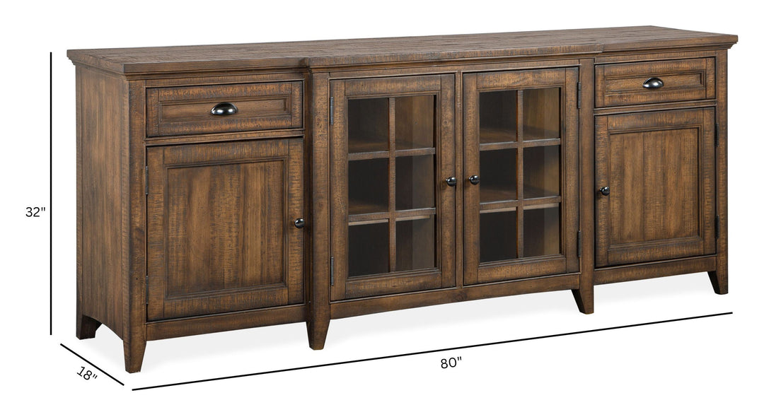 Bay Creek Toasted Nutmeg 80" Console - E4398-08