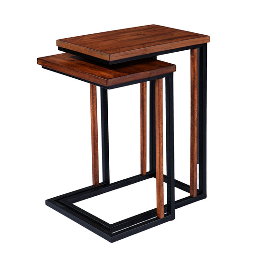 SEI Furniture Sabanti Nesting C-Tables – 2pc Set ACCENT TABLES