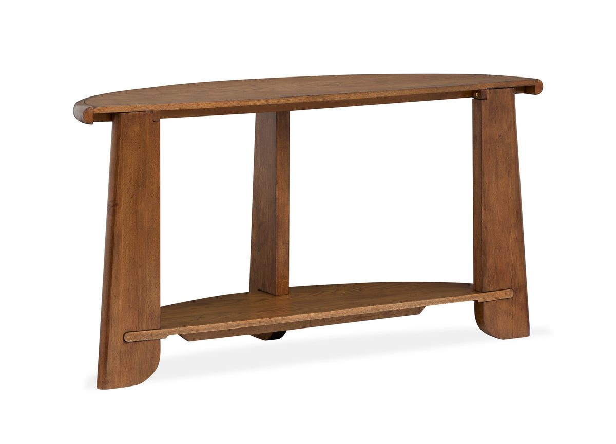 Tanner Tawny Brown Demilune Sofa Table - T6354-75
