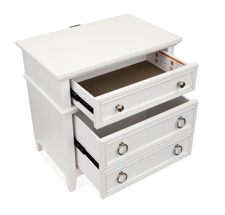 Juniper Hill Whisper White Drawer Nightstand - B6478-01