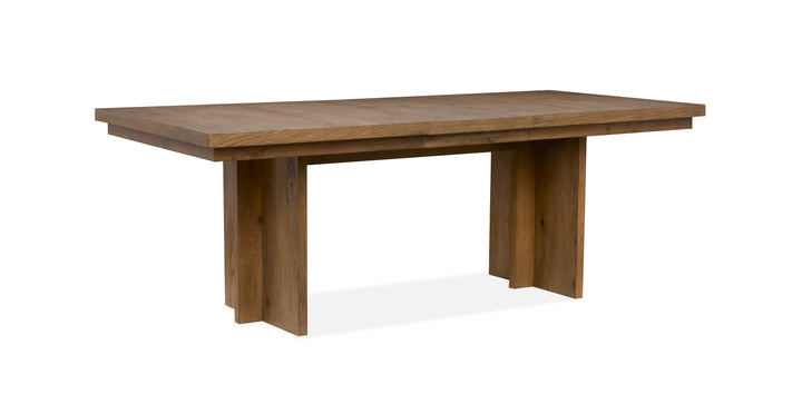 Marcel Harvest Brown Extendable Trestle Dining Table - D6378-21