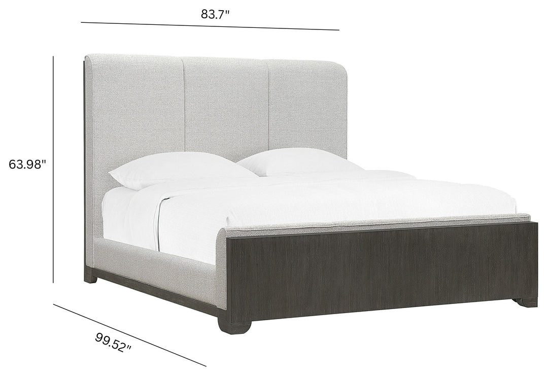 Anderson Park Moose Trail And Frontier Brown Upholstered Bed
