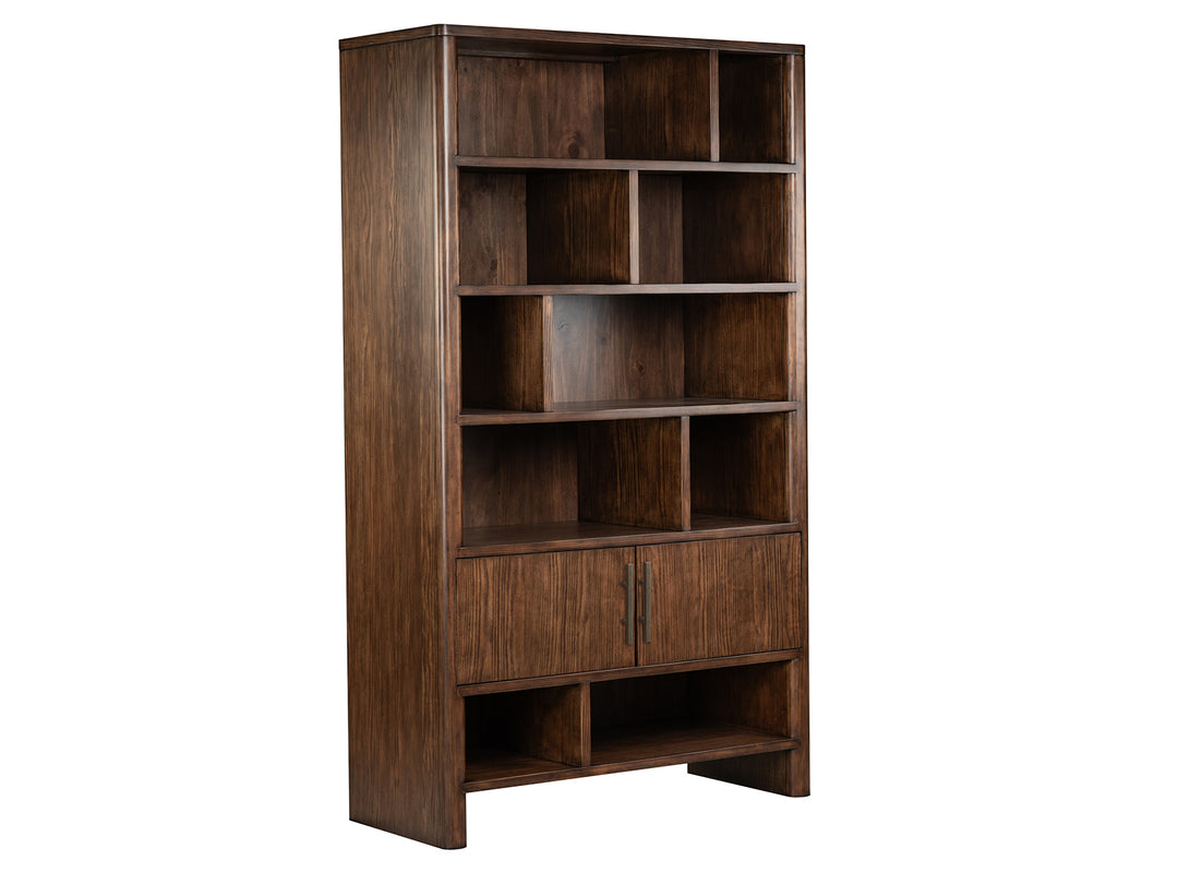Belville Chestnut Brown Display Cabinet - D6520-08