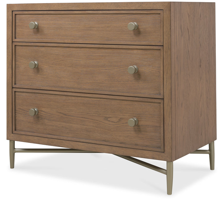 American Home Furniture | Hooker Furniture - Sonnet Three-Drawer Nightstand