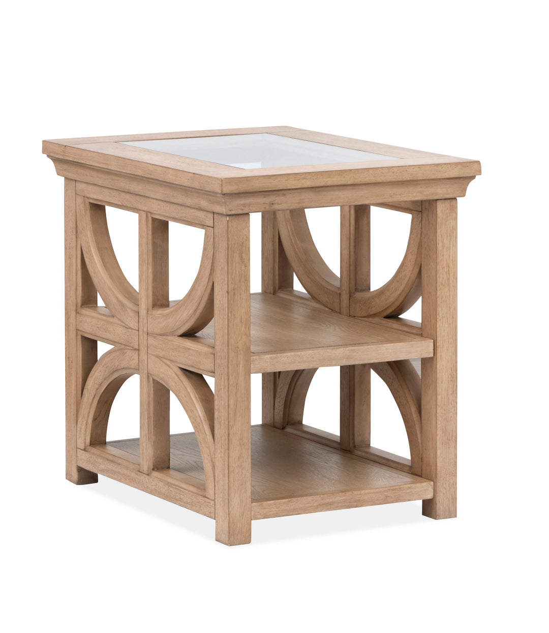 Coventry Honey Wheat Rectangular Shelf End Table - T6480-02