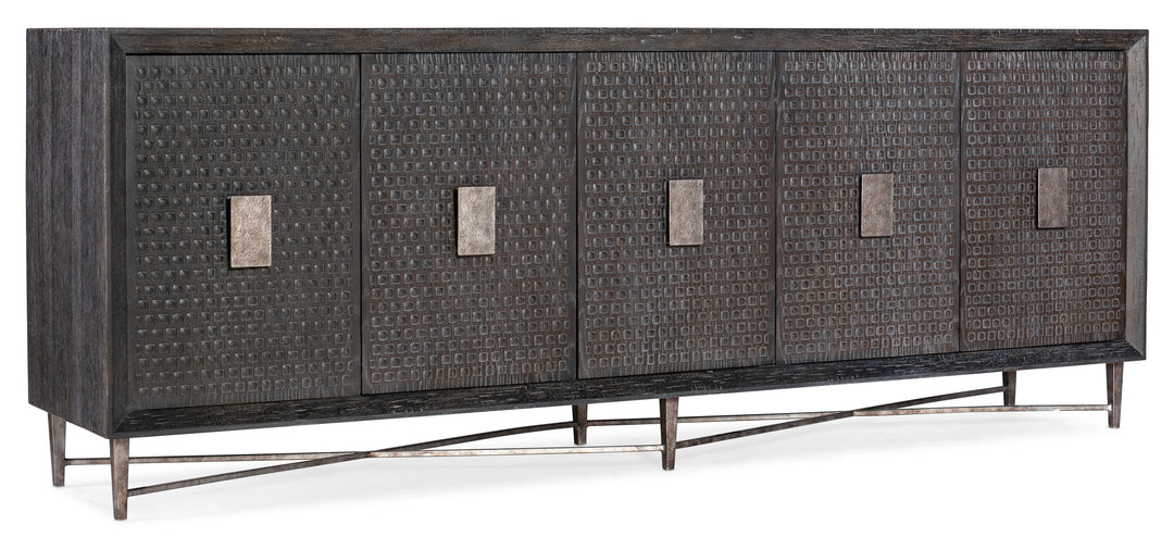 American Home Furniture Hooker Furniture Melange Keenan Five Door Credenza