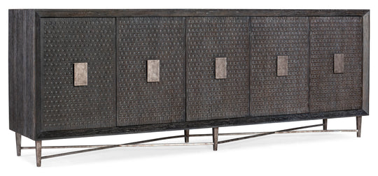American Home Furniture Hooker Furniture Melange Keenan Five Door Credenza