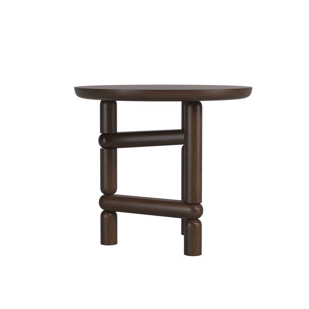Verge Round End Table