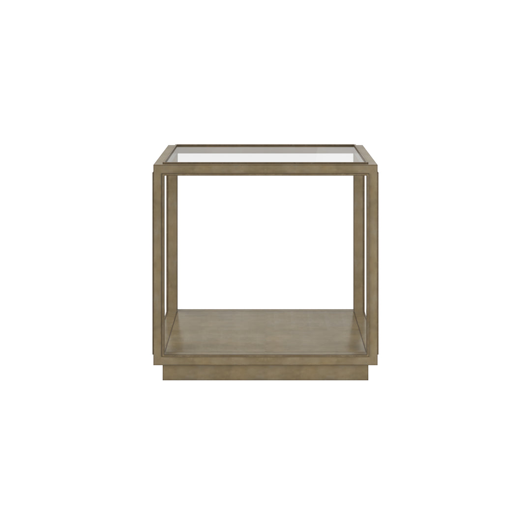 Glaze End Table-Quartz