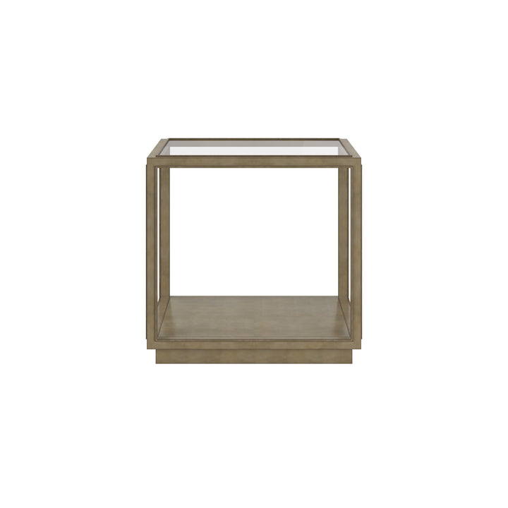 Glaze End Table-Quartz