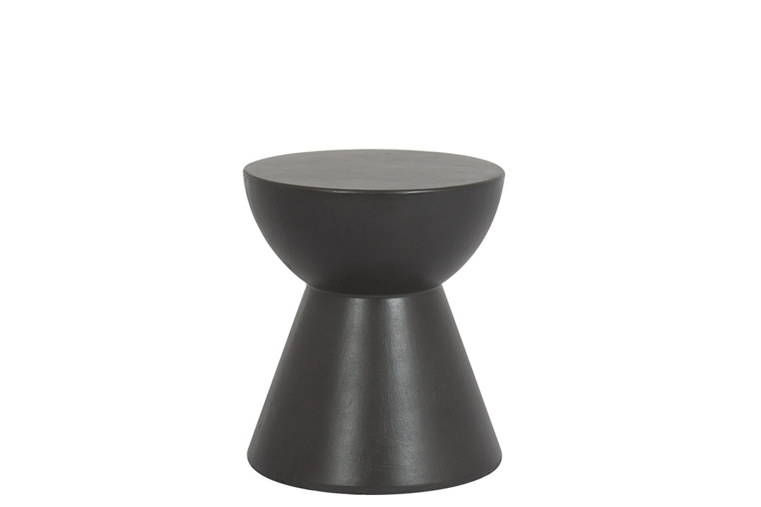 American Home Furniture | Sunset West - GRC Round End Table, Dark Gray Finish