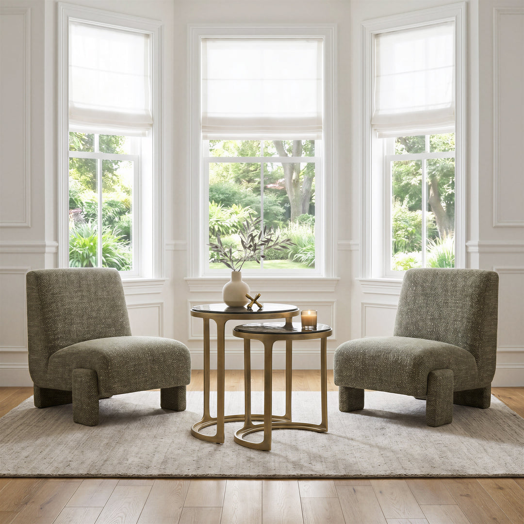 Tessa Nesting Tables (2-Piece) Brass - 110957