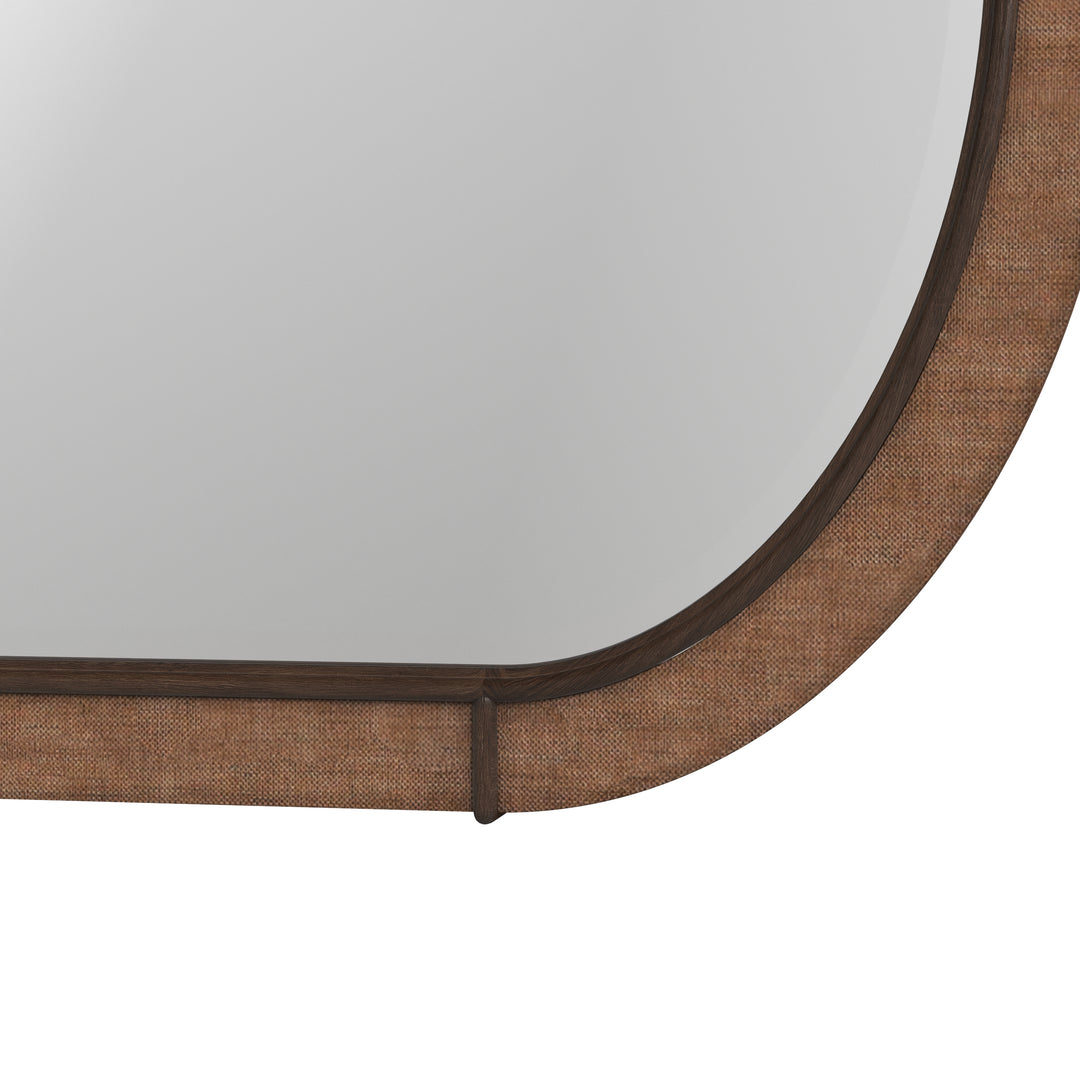 Verge Oval Mirror Woven