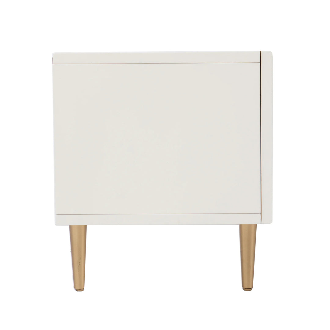 Pilston 4-Door Media Console - AmericanHomeFurniture