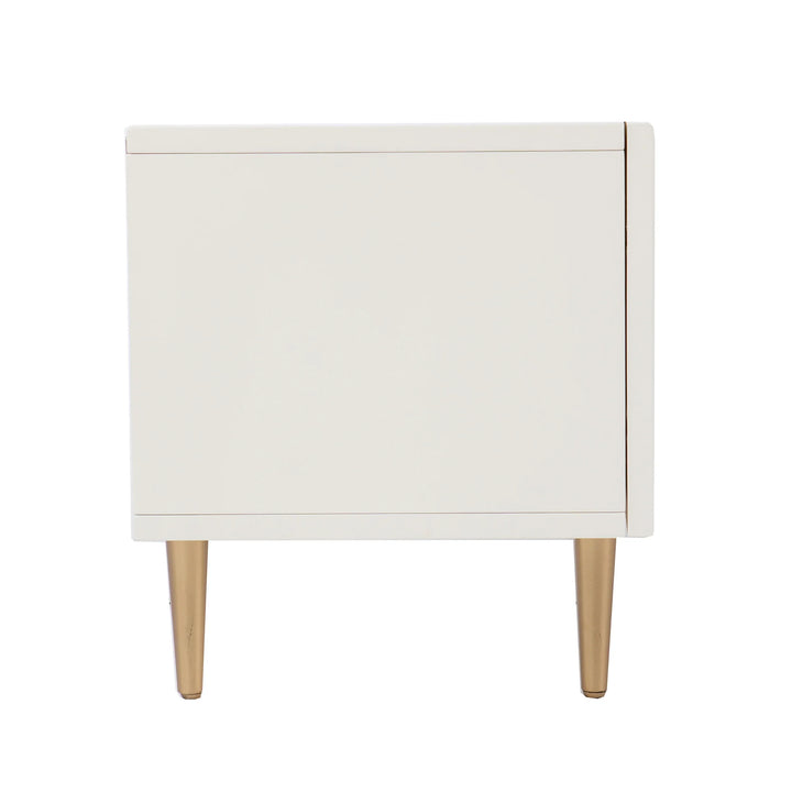 Pilston 4-Door Media Console - AmericanHomeFurniture