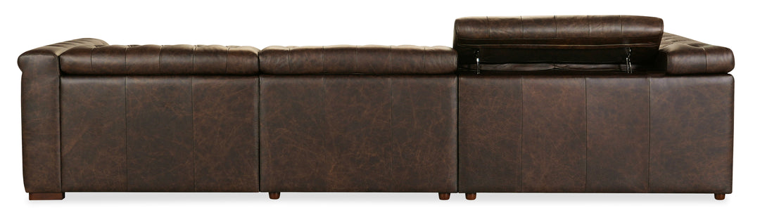 132.00"D x 132.00"W x 28.75"H/Brown