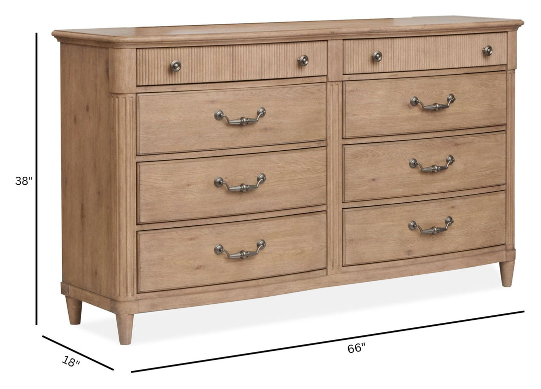 Harmony Heights Belgium Wheat Double Drawer Dresser - B6400-22