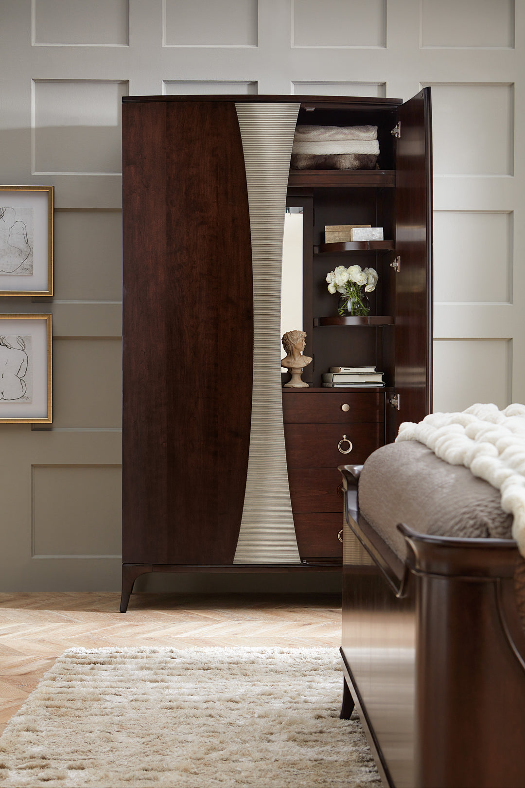 American Home Furniture | Hooker Furniture - Bella Donna Wardrobe