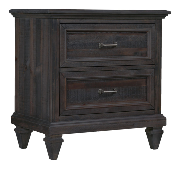 Calistoga Weathered Charcoal Drawer Nightstand - B2590-01