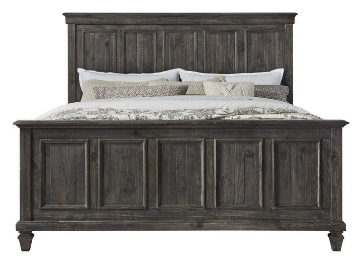 Calistoga Weathered Charcoal Queen Panel Bed - B2590-54