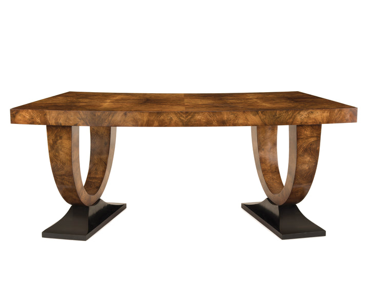 Curved Walnut Desk