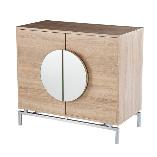SEI Furniture Northdom Bar Cabinet w/ Wine Storage BAR + BAR CARTS