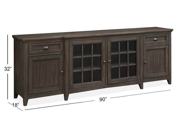 Westley Falls Graphite 90" Console - E4399-09
