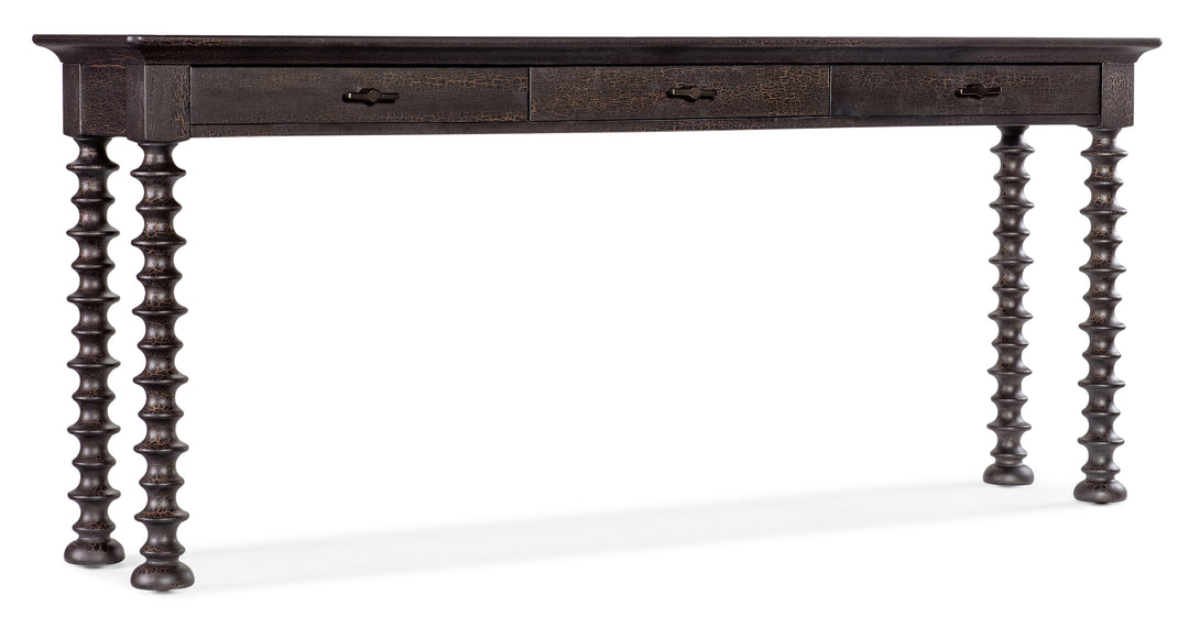 American Home Furniture Hooker Furniture Big Sky Turned Leg Sofa Table