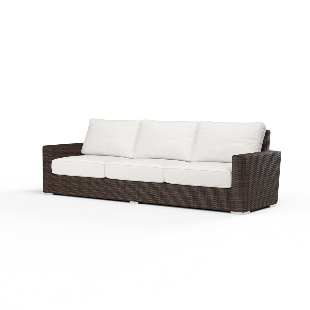 American Home Furniture | Sunset West - Montecito Sofa in Canvas Flax w/ Self Welt