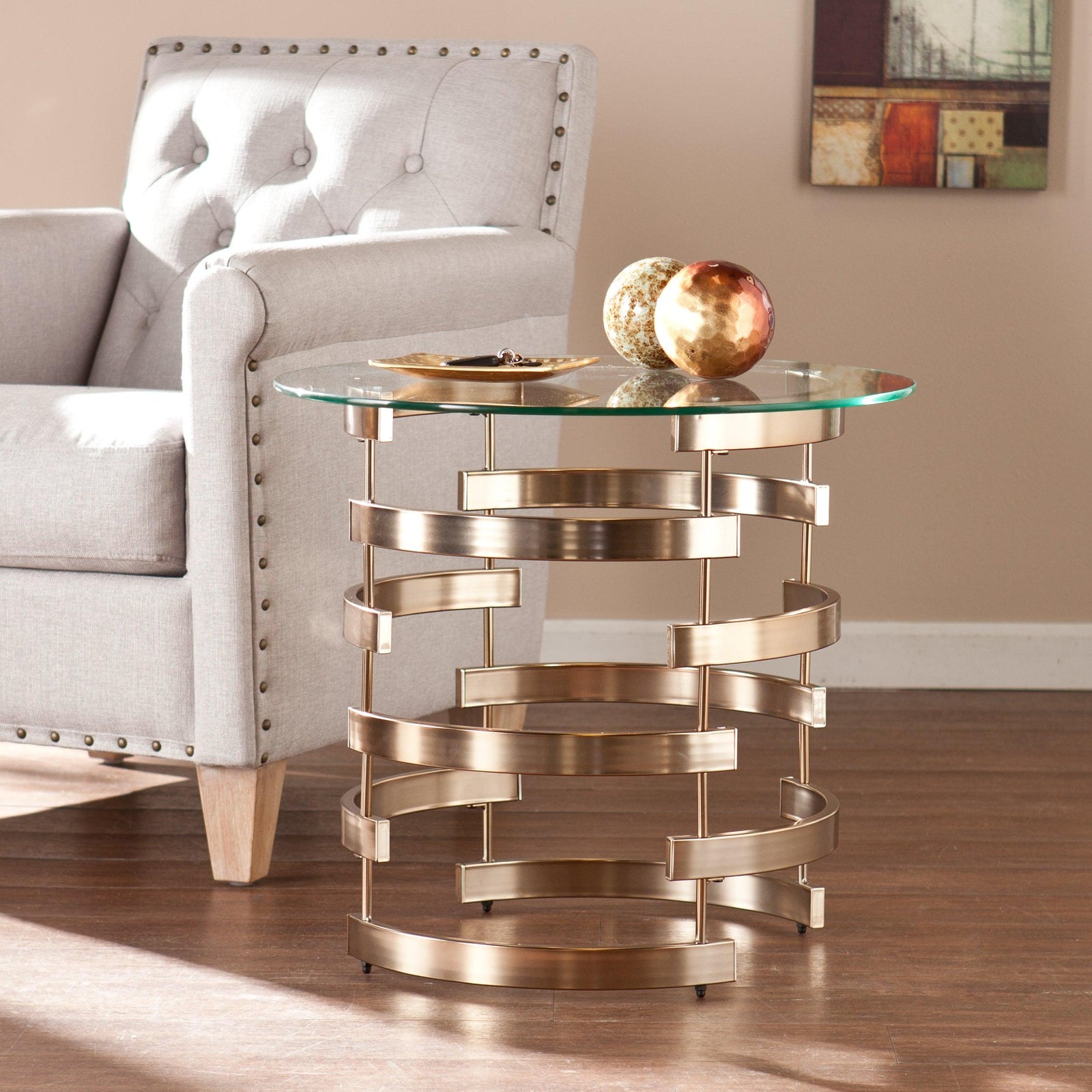 SEI Furniture Belmar End Table ACCENT TABLES