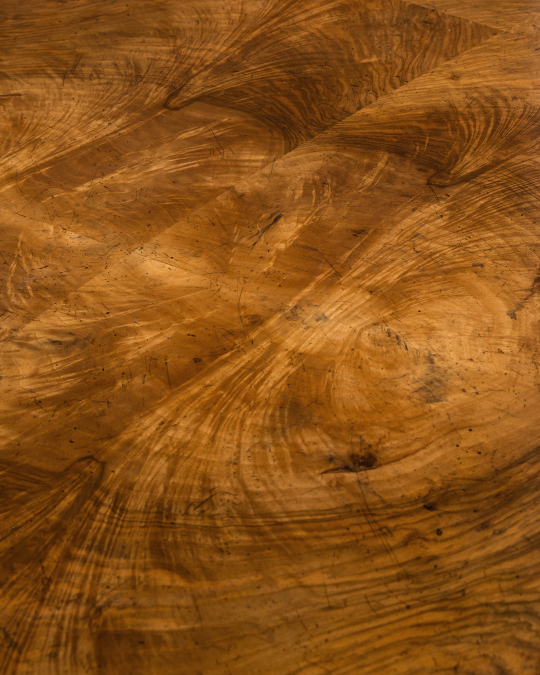 Curved Walnut Desk