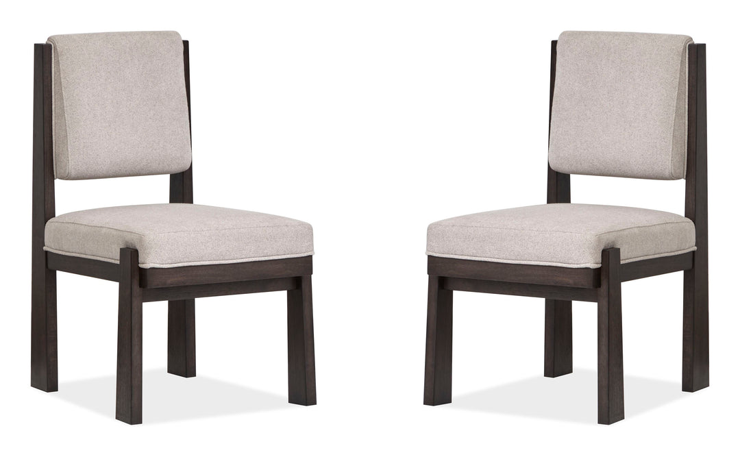 Tauren Coffee Bean Upholstered Side Chair - Set of 2 - D6434-63