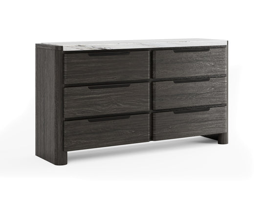 Keaton Black Double Drawer Dresser - B6614-22