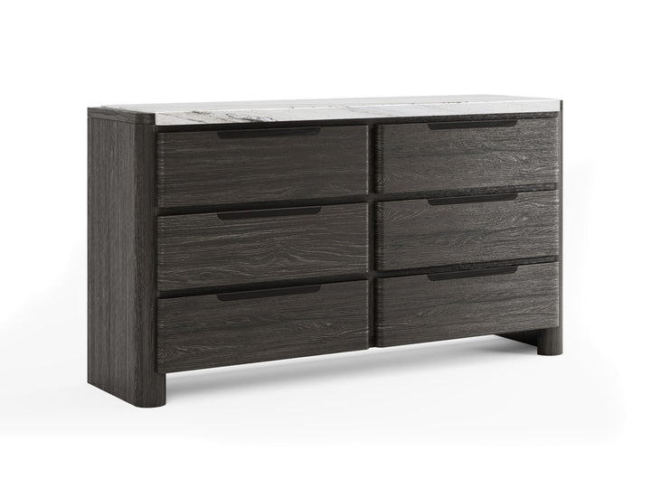 Keaton Black Double Drawer Dresser - B6614-22