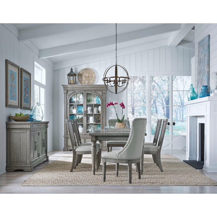 Madison Ridge Farmhouse Leg Table - AmericanHomeFurniture