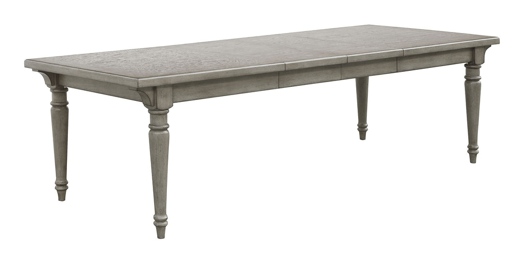 Madison Ridge Bluff Grey Farmhouse Leg Dining Table - P091240