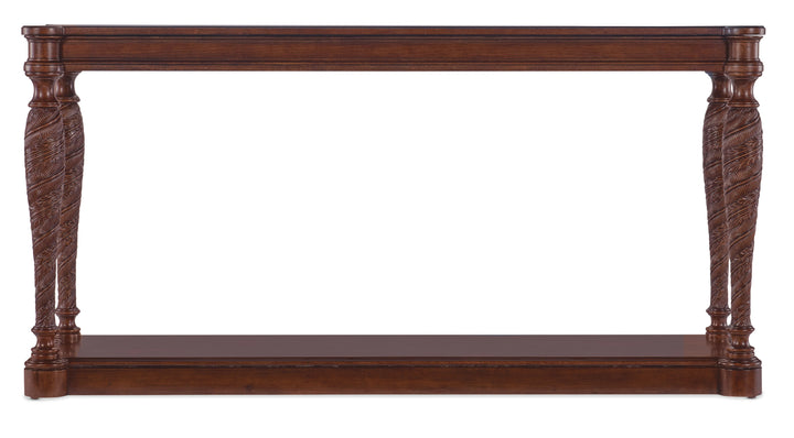 16.00"D x 64.00"W x 32.00"H/Dark Wood