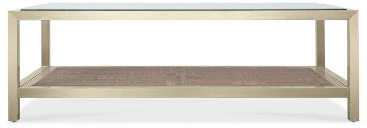 American Home Furniture Hooker Furniture Melange Raising Cane Cocktail Table