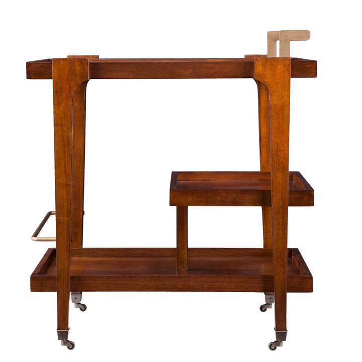 Holly & Martin Zhori Midcentury Modern Bar Cart - AmericanHomeFurniture