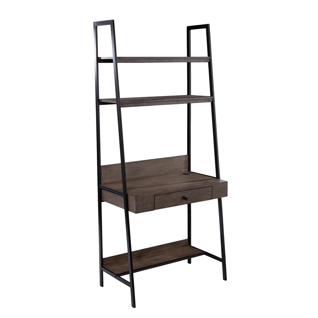 Lizvan Industrial Ladder Desk w/ Storage - AmericanHomeFurniture