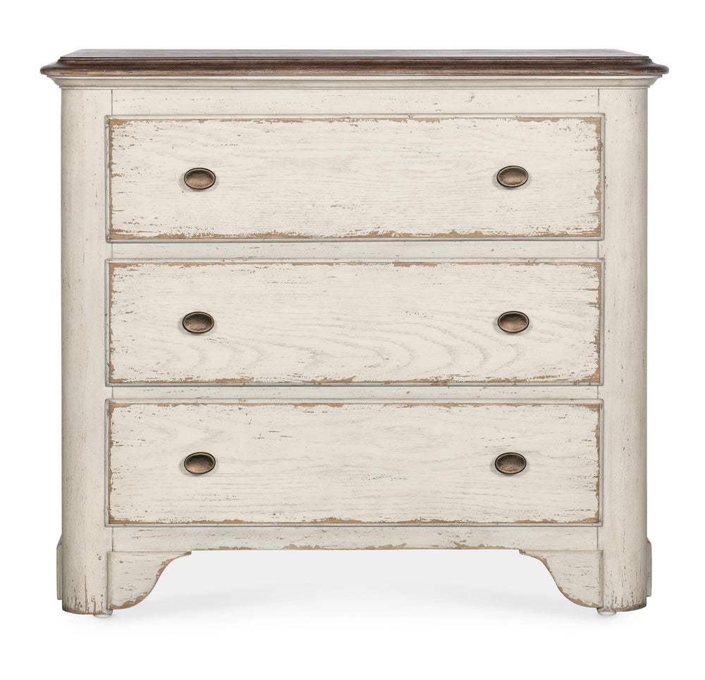 American Home Furniture | Hooker Furniture - Americana Three-Drawer Nightstand 2 - Daisy