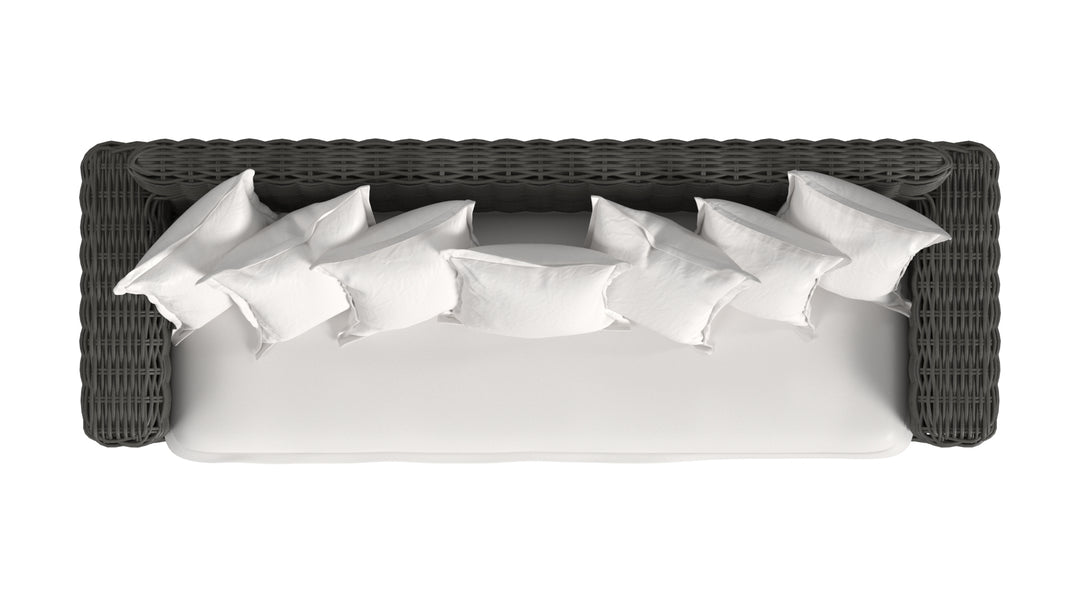 Cabo Sofa in Soothe Pearl w/ Flange Welt
