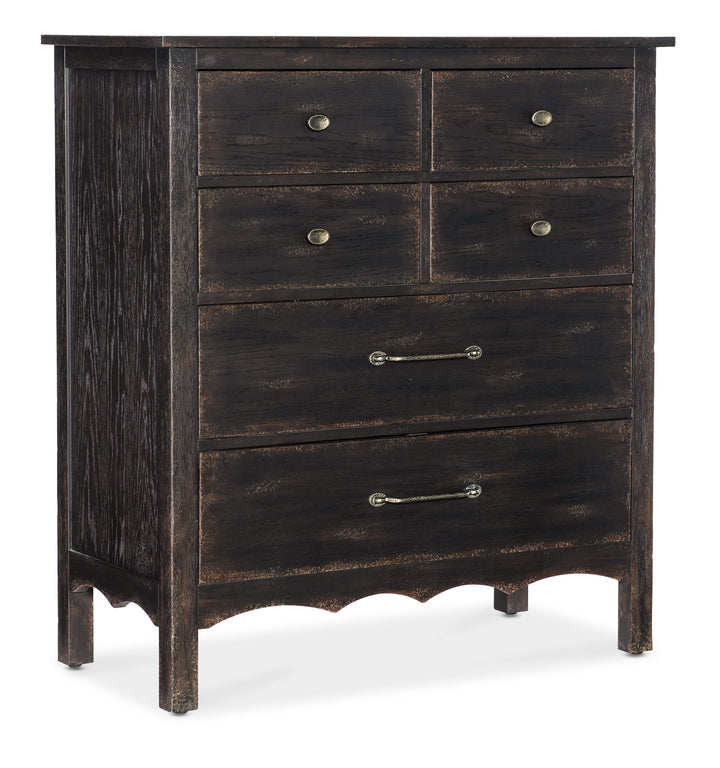 American Home Furniture | Hooker Furniture - Americana Six-Drawer Chest 2 - Molasses