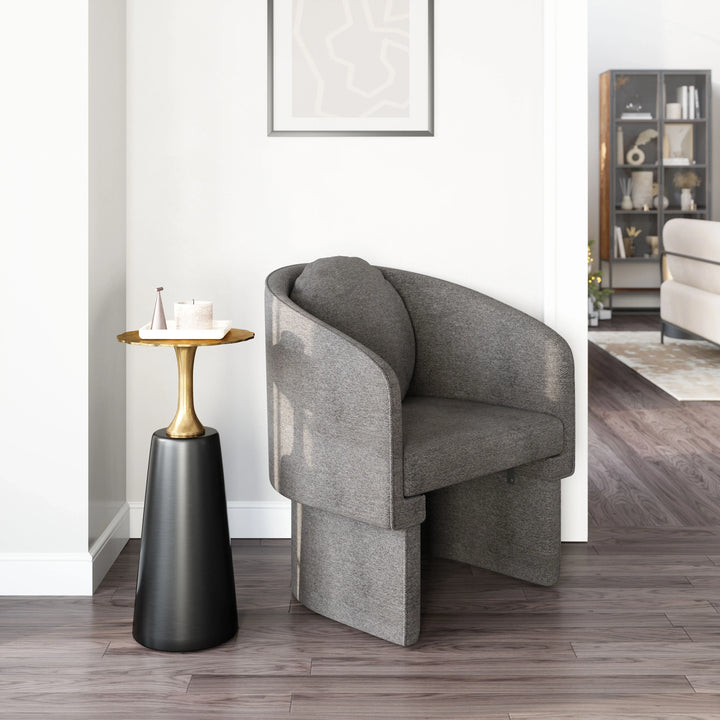 Olya Accent Chair Truffle Gray - AmericanHomeFurniture