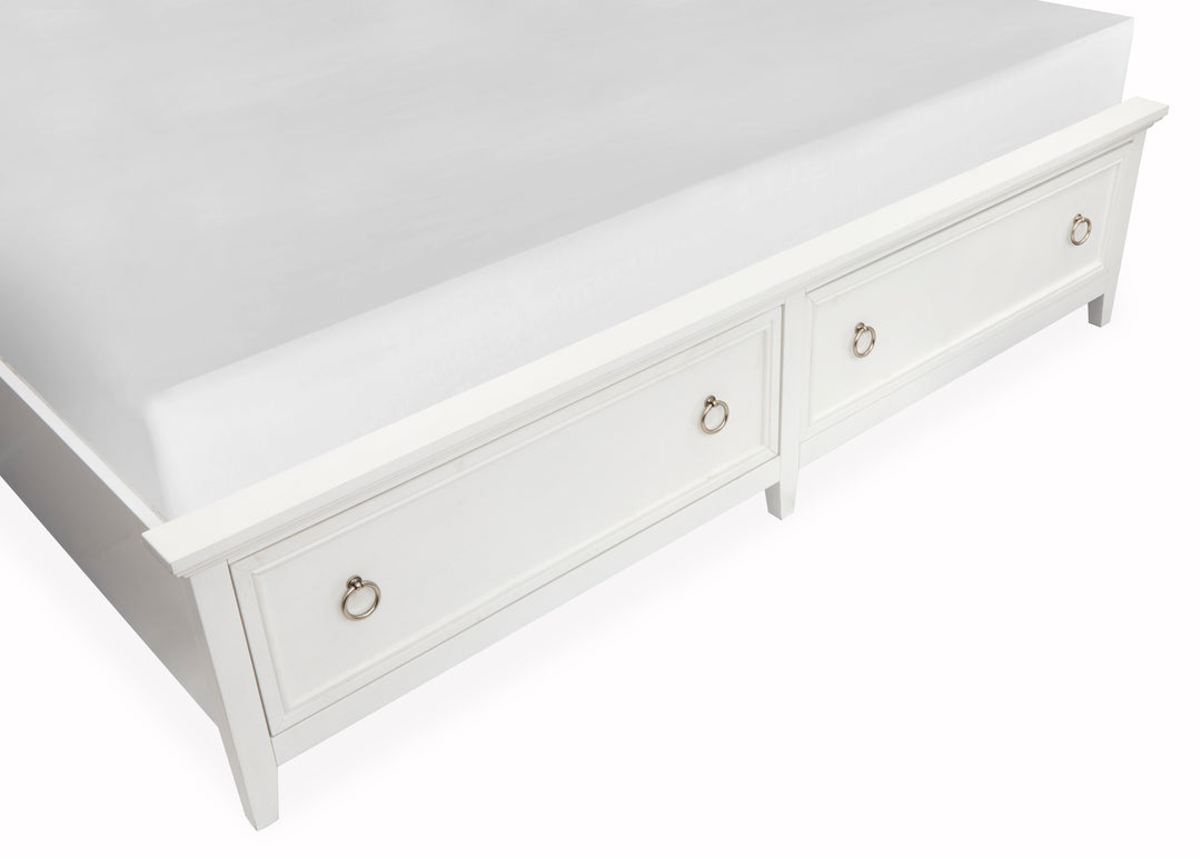 Juniper Hill Whisper White King Panel Storage Bed - B6478-64A
