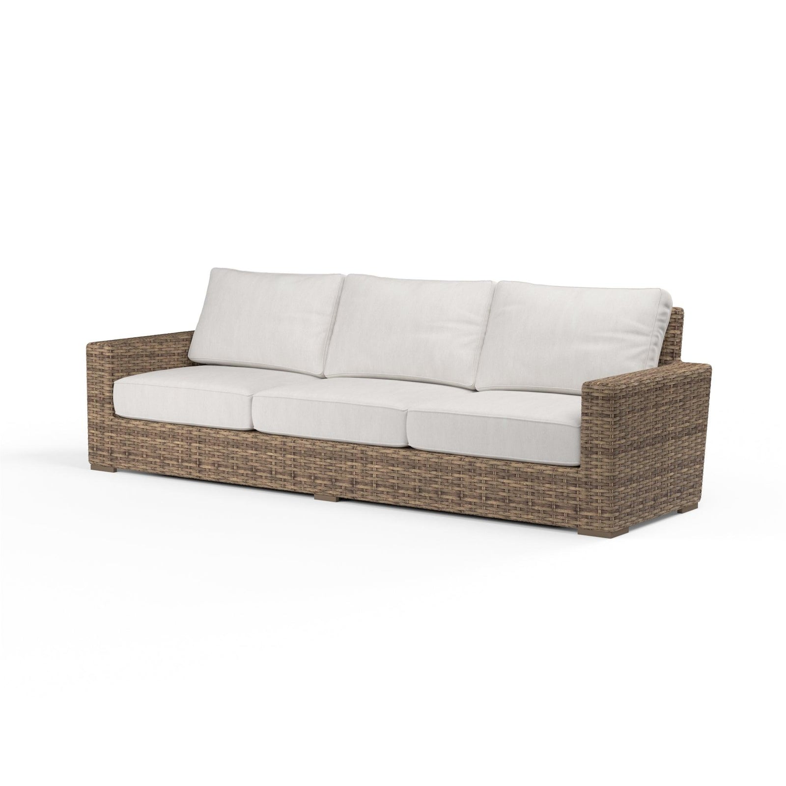 Sunset West Havana Sofa in Canvas Flax w/ Self Welt OUTDOOR SOFAS + SECTIONALS