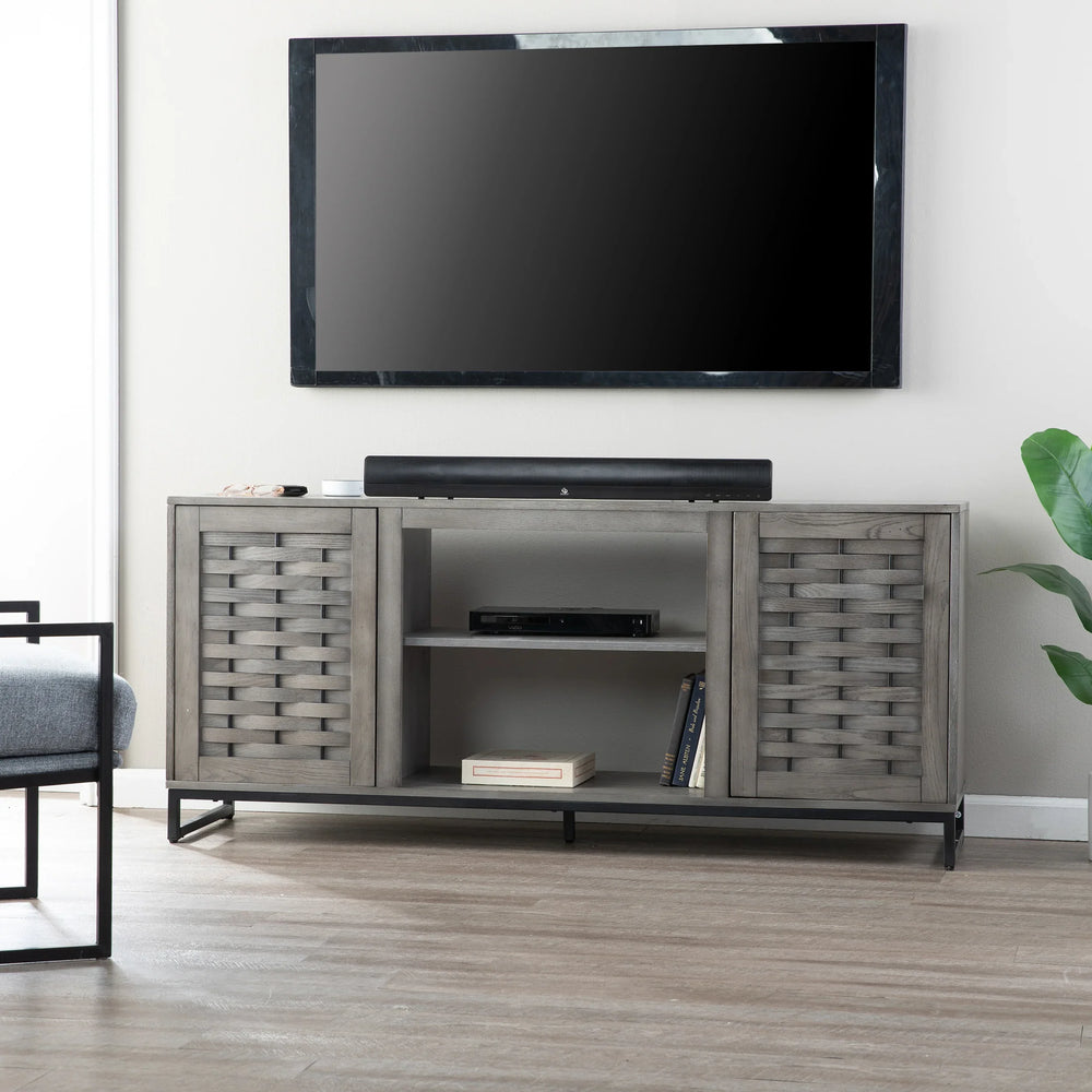 Akehurst TV Stand with Media Storage - AmericanHomeFurniture