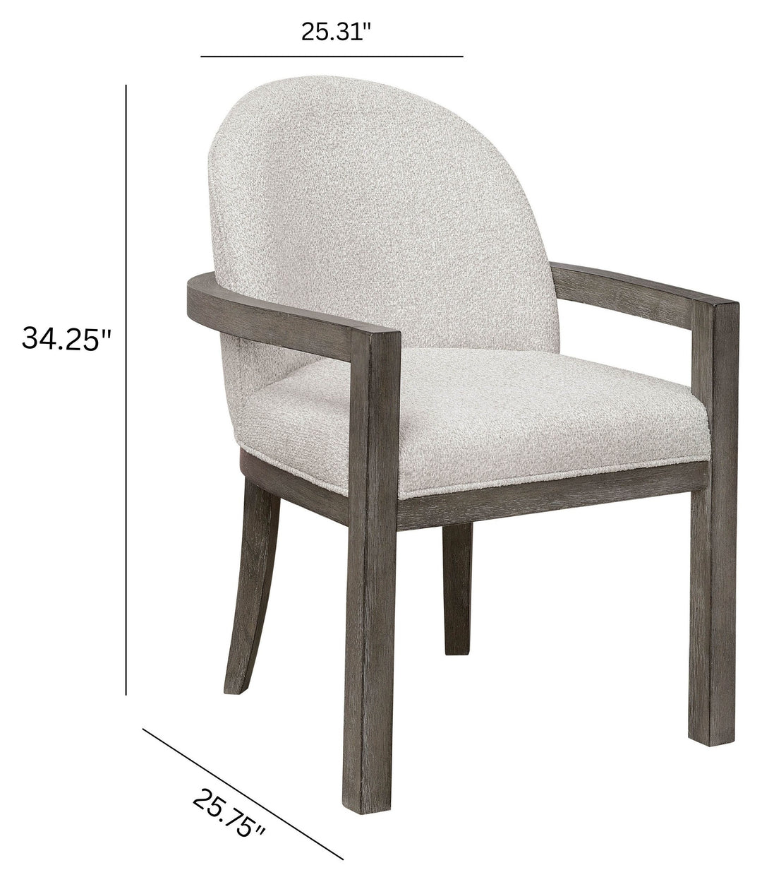 Anderson Park Moose Trail And Frontier Brown Upholstered Host Chair - P402275