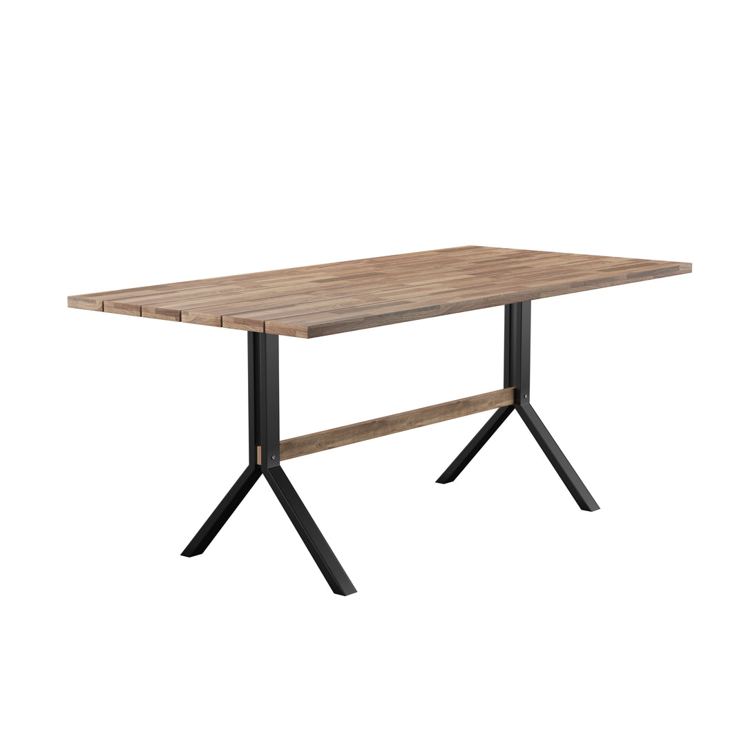 American Home Furniture | SEI Furniture - Standlake Slatted Outdoor Dining Table