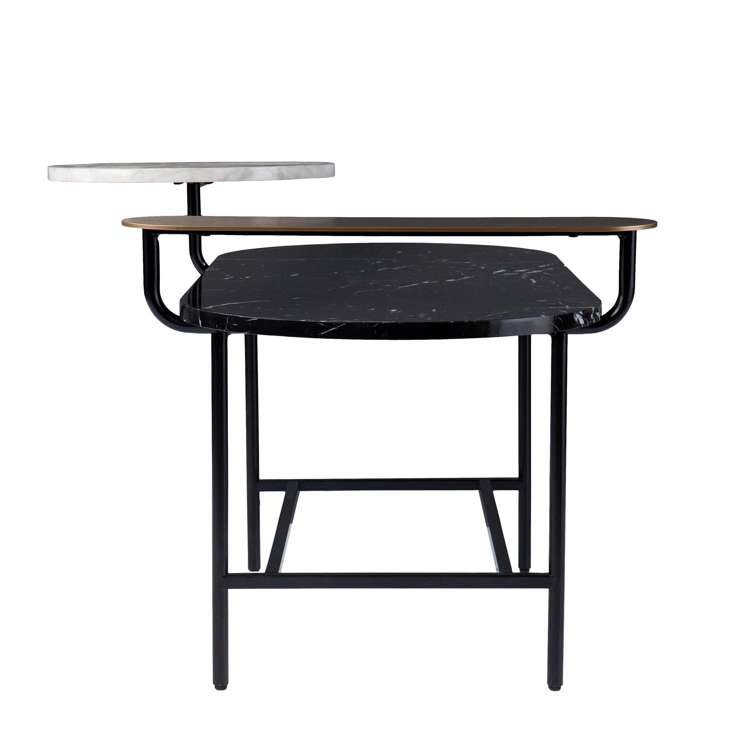 SEI Furniture Arcklid Faux Marble Cocktail Table - Thumbnail 5